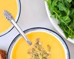 Roasted Butternut Squash Soup-Just Encouraging Health